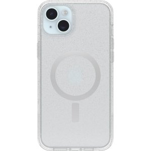 OtterBox - Symmetry Series Hard Shell for MagSafe for Apple iPhone 15 Plus and Apple iPhone 14 Plus - Stardust