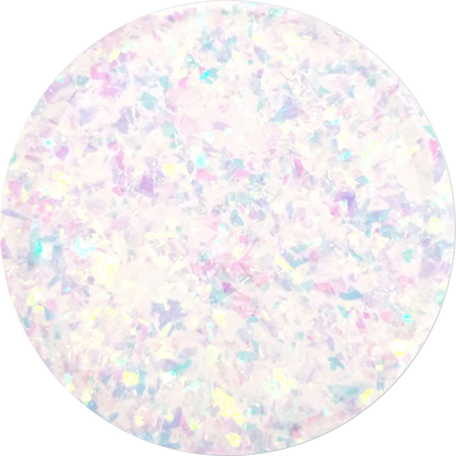 PopSockets - PopGrip Premium Cell Phone Grip & Stand - Iridescent Confetti White