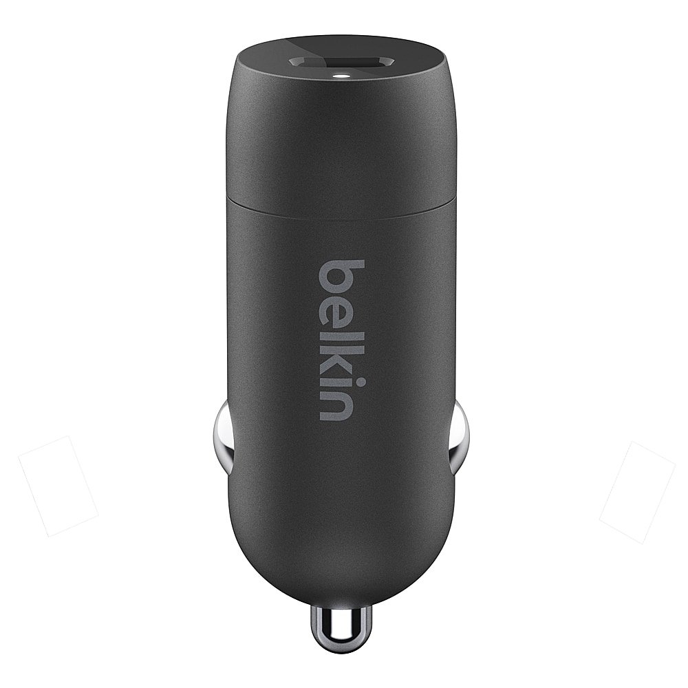 Belkin - BOOST↑CHARGE 30W Compact Fast Car Charger w/ USB-C Power Delivery Port for iPhone, Galaxy, Nintendo Switch 2 & More - Black - Image 2