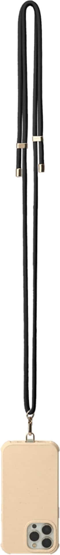 CASETiFY - Rope Cross-body Phone Strap Compatible with Most Cell Phone Devices - Black/Gold - Open Box - Excellent - Image 3