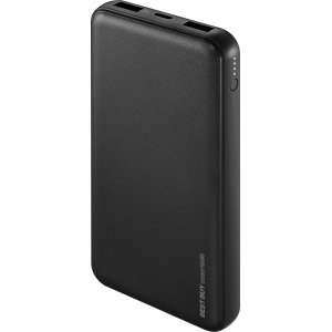 20W 10,000mAh Portable Charger for Most Smartphones, Tablets and USB Devices - Black - Open Box - Good